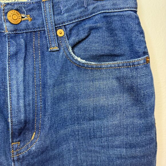 Madewell Hemp Cotton Blend Baggy Straight Jeans Dark Wash Slouchy Denim Size 24 - Picture 7 of 15